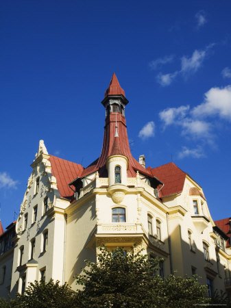 Jugenstils Art Nouveau Architecture on Elizabeth Street, Riga, Latvia, Baltic States Photographic Poster Print by Christian Kober, 9x12