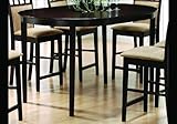514vAP Rl5L. SL160  Cappuccino Oval Dining Room Table Counter Height Wood