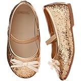 GYMBOREE(ジンボリー) スパークルバレエフラッツ ゴールドグリッター シューズ 13cm【並行輸入】