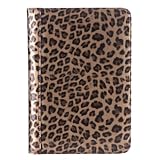 M-Edge GO! Patent Leather Kindle Jacket (Fits 6" Display, Latest Generation Kindle), Leopard