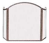 Outdoor Living : UniFlame 3 Fold Hammered Antique Copper Screen