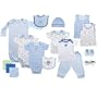 Luvable Friends 16-Piece Deluxe Layette Set, 0-6 Months, Blue