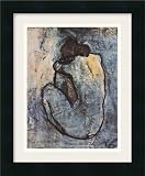 The Blue Nude (Seated Nude), 1902 Framed Art Print by Pablo Picasso,13.4 x 16.1 Framed
