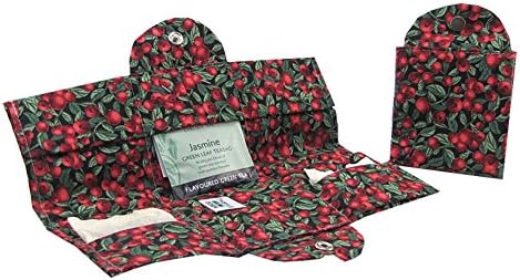 Tea Travel Compartment Wallet (Evening Crandberry)