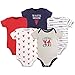 Hudson Baby 5-Pack Bodysuit, Cray, 3-6 Months