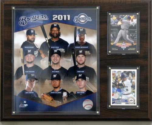 MLB Milwaukee Brewers 2011 Team Plaque