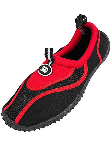 Womens Water Shoe Aqua Sock,9 B(M) US,Red 2907