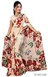 Bhuvi Georgette Printed Casual Saree Sari Bellydance fabric