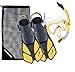Cressi Bonete Bag Light Weight Travel Fun Snorkeling Set, Yellow, Small/Medium