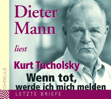 Wenn tot, werde ich mich melden, 2 Audio-CDs