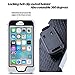 ULAK iPhone 6s Case, iPhone 6 Holster Case, (4.7 inch), Heavy Duty Rugged Shockproof Protective Case with Built-in Rotating Kickstand Swivel Belt Clip Holster for iPhone 6/6S 4.7inch (White)