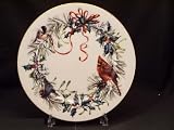 Lenox Winter Greetings Gold Banded Ivory China Dinner Plate