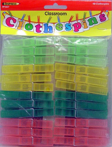 EDU CLASSROOM CLOTHESLINE EXTRA CLOTHESPINS