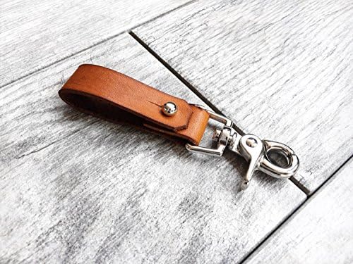 Personalized Leather Key Holder Belt Attachable