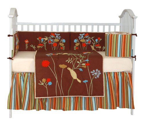 Tadpoles Birds of Paradise Crib Set