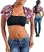 HOT SALSA ZUMBA DANCE PINK BLACK & WHITE LEOPARD ANIMAL PRINT CUTE FLOUNCE BOLERO SHRUG SIZES 16-20