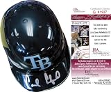 Carl Crawford Autographed Tampa Bay Rays Mini Helmet