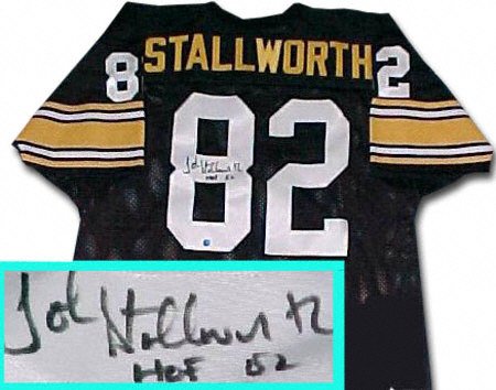 John Stallworth Pittsburgh Steelers Autographed Throwback Black Jersey