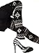 Lace Poet Thick Warm Snowflake Nordic Sweater Pants/Leggings ,Size: XS-L, black