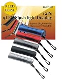 ONE 9 Bulb METAL LED Flashlight,