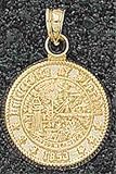 Florida Gators Solid 14K Gold Seal 5/8 Pendant