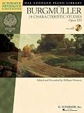 Johann Friedrich Burgmuller - 18 Characteristic Studies, Op. 109: Piano edited and recorded by William Westney Schirmer Performance Editions