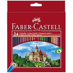 Faber Castell 111224 - Farbstift Castle 24er Kartonetui 24 verschiedene Farben