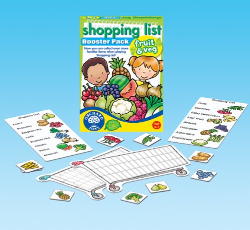 Imagen 1 de Orchard Toys - Shopping List Booster Pack - Fruit & Veg (Lista de la compra Booster Pack - Frutas y verduras) [Versión en Inglés]