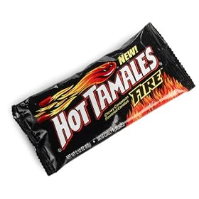 Hot Tamales Fire Candy, 2.12-Ounce Bags (Pack of 24)