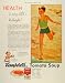 1933 Ad Beach Boy Campbell's Kid Tomato Soup Child - Original Print Ad