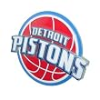 Detroit Pistons NBA Pewter Logo Trailer Hitch Cover by Half Time