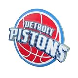 Detroit Pistons NBA Pewter Logo Trailer Hitch Cover
