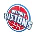 Detroit Pistons NBA Pewter Logo Trailer Hitch Cover