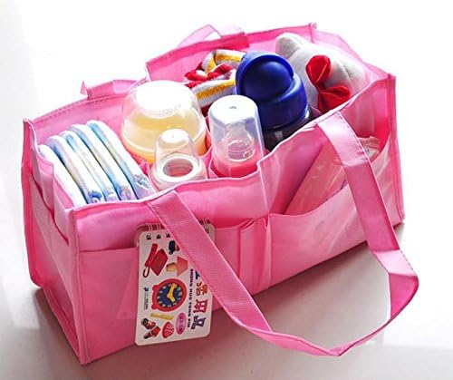 Biduole Baby Diaper Bag Insert Organizer (Pink)