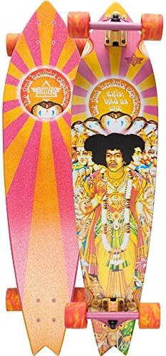 DUSTERS CALIFORNIA Hendrix Axis Bold Longboard, Orange/White