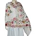 Indian Shawls Kashmiri Embroidered Wool Wrap 28 x 75 inches (ebsp021)