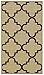 Indoor Doormat Rubber Backed, 18 x 30 inch, Trellis Light Beige, Non Slip, Kitchen Rugs and Mats