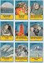 2008 Topps Heritage Baseball "News Flashbacks" Set Highlighting 10 Bigs News Events From 1959: Alaska Becomes the 49th State, the Day the Music Died, Fidel Castro Becomes Prime Minister of Cuba, the Dalai Lama Flees to India, Nasa Introduces the First Seven Astronauts, Kitchen Debate Between Nixon and Khrushchev, Hawaii Becomes the 50th State, Ussr's Luna 2 Becomes the First Man-made Object on the Moon, in Cold Blood Murders Committed and the Antarctic Treaty Signed.