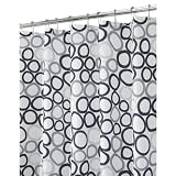 InterDesign Ringo Shower Curtain - Black/Gray