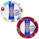 Solo 6 7/8 Heavy Duty Paper Plates, 48-Count Packages (Pack of 12)