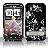 Blossoming White Spring Flower Protective Hard Rubberized Case Cover Design ....