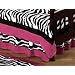 Funky Zebra Bed Skirt for Crib and Toddler Bedding Sets by JoJo Designs
