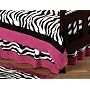 Funky Zebra Bed Skirt for Crib and Toddler Bedding Sets by JoJo Designs