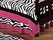 Funky Zebra Bed Skirt for Crib and Toddler Bedding Sets by JoJo Designs