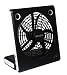 8" Fan Indoor /outdoor fan with built in speakers for mp3/ipod. Ac adapter included. Batteries not included