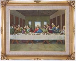 Last Supper by Simeone Framed Art, 16" x 20" - MADE IN ITALY