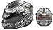 Sporting Goods : Gmax GM68S Snow and Street Crusader Helmet with LED Rebel Silver