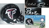 Andre Rison Signed Falcons Mini Helmet w/Bad Moon