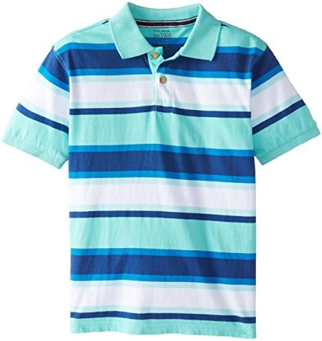 The Children's Place Big Boys' Short Sleeve Pace Stripe Polo