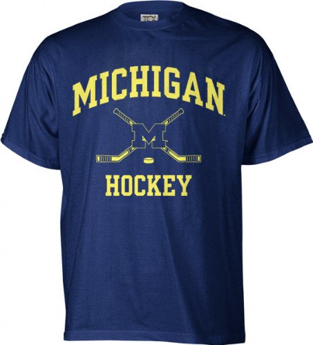 Michigan Wolverines Perennial Hockey T-Shirt